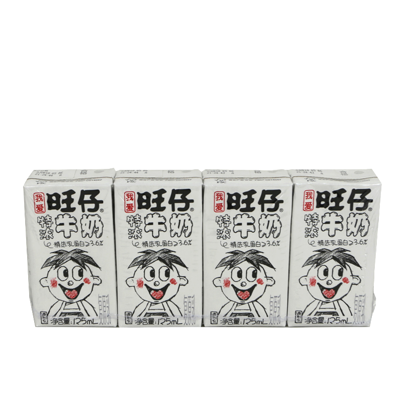 旺仔125ml*4特浓牛奶