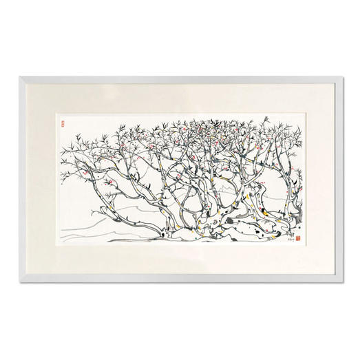 圣之艺品 送礼佳品艺术版画  吴冠中《高山春》 商品图0