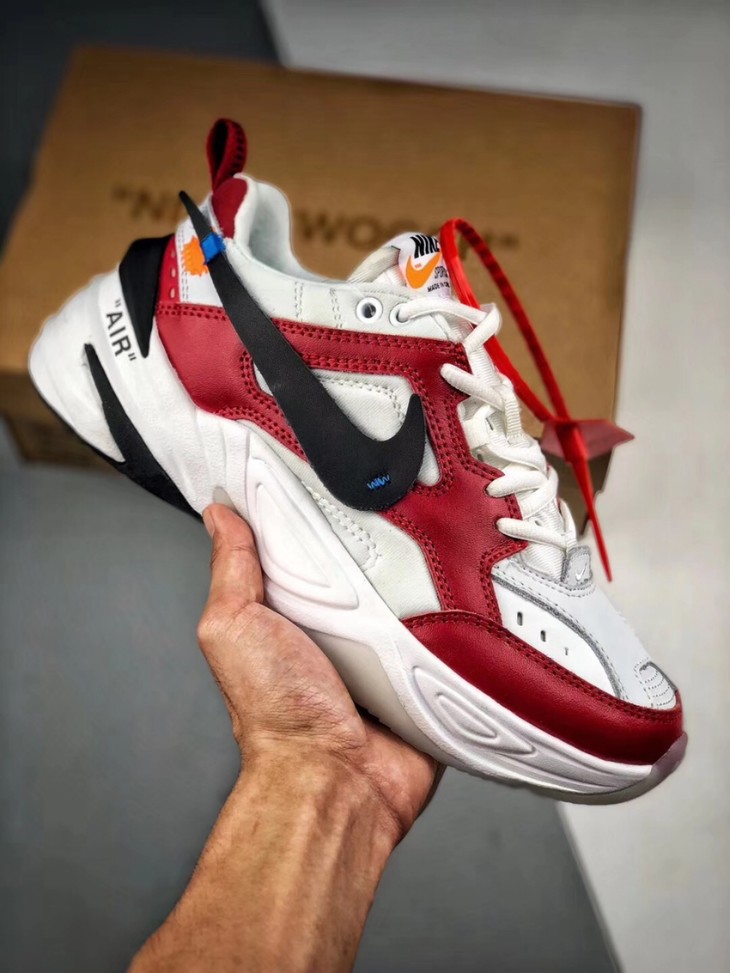 男女款均有 耐克 nike m2k tekno x off white 定制联名今年 老爹鞋