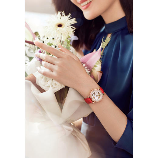 飞亚达四叶草系列机械女表LA8262.GWSS.A 商品图5