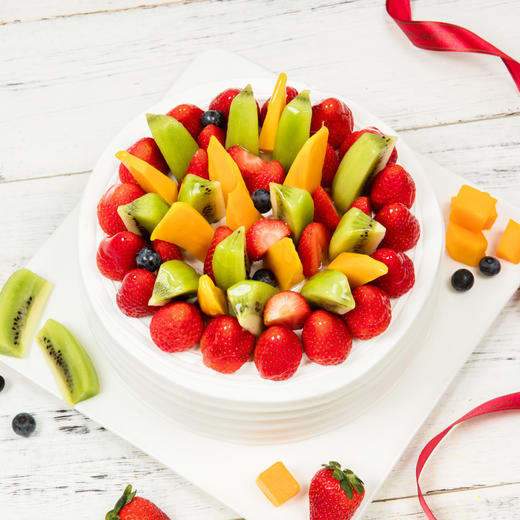 春暖花开蛋糕（企石）2磅 免费送货上门 商品图1