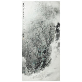 王盛烈国画作品——江流天地外 山色有无中