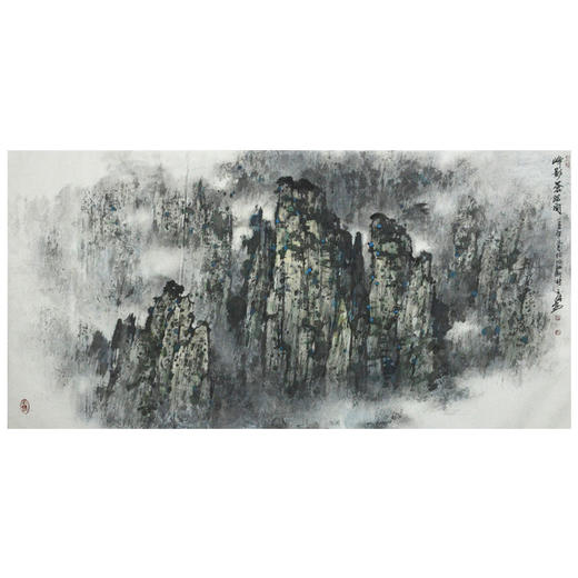 王盛烈国画作品——峰影苍茫间 商品图0