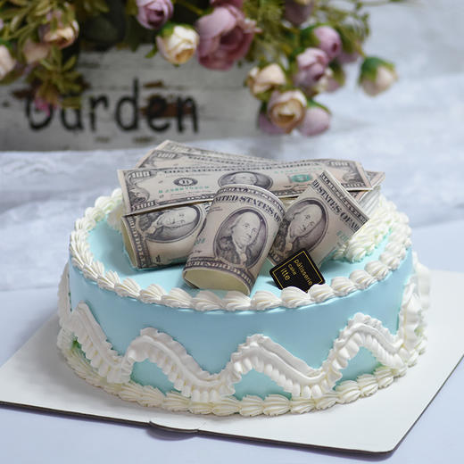 【日进斗金】发财生日蛋糕 商品图2