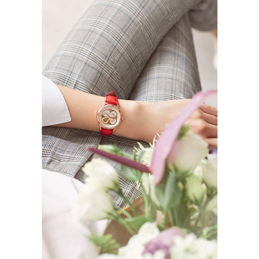 飞亚达四叶草系列机械女表LA8262.GWSS.A 商品图3