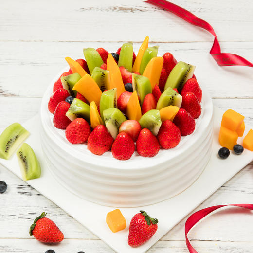 春暖花开蛋糕（企石）2磅 免费送货上门 商品图0