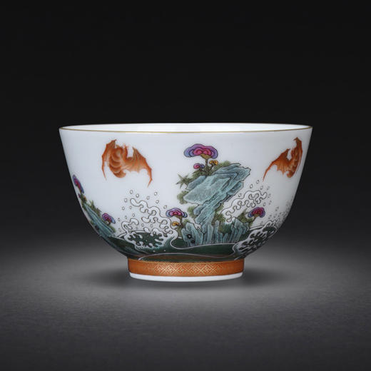 珐琅彩福海寿山杯 商品图0