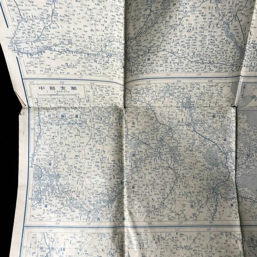1937年战时日本绘测东亚以及中国双面老地图 商品图14
