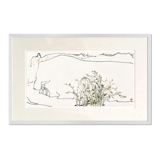 圣之艺品 送礼佳品艺术版画  吴冠中《神女在望》 商品图0