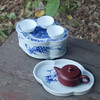 玉顺堂丨海棠茶盘 潮汕工夫茶盘 陶瓷干泡盘 手绘翠竹（不含壶和杯） 商品缩略图0