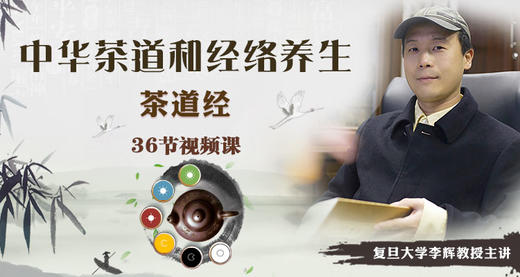 中华茶道和经络养生：36节视频课，复旦大学李辉教授主讲 商品图0