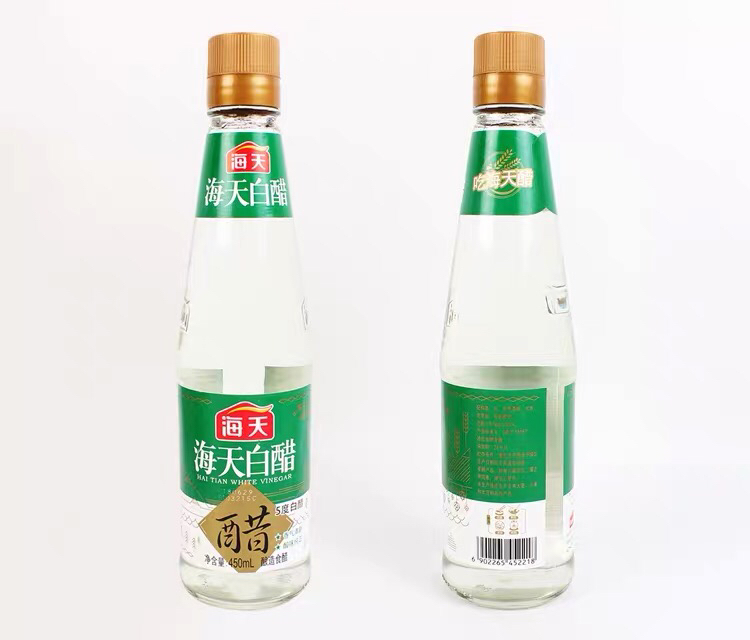 海天白醋5度纯粮白醋450ml