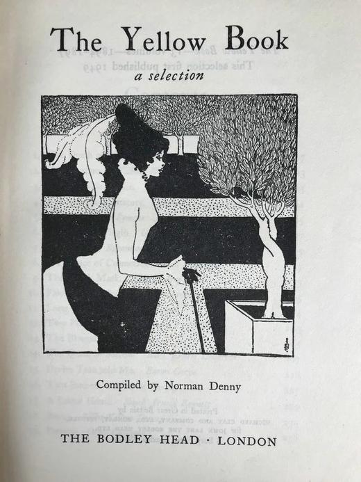 1949年 比亚兹莱《黄皮书》 节本 精装大32开 收录比亚兹莱插图多幅 商品图3