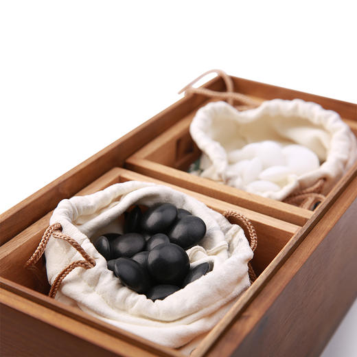天然玉围棋子 黄心楠木外盒 商品图3