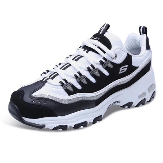 【11.2周年庆】7楼Skechers斯凯奇女鞋熊猫鞋D'lites休闲运动鞋厚底跑步鞋11914-BKW 吊牌价599 现价419【待调整】 商品图1