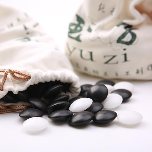 天然玉围棋子 黄心楠木外盒 商品图1