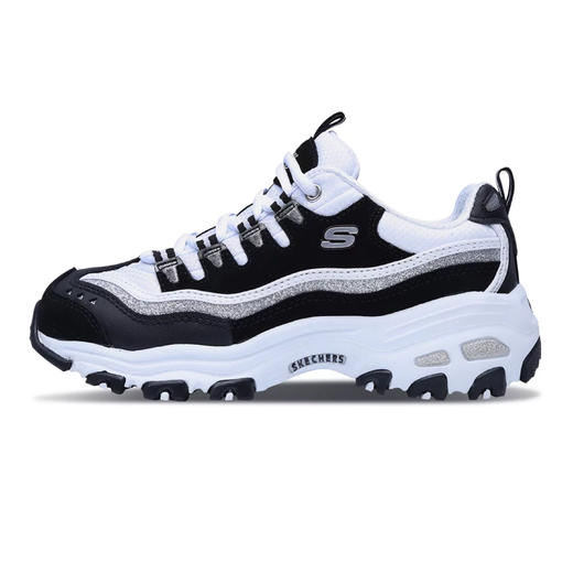 【11.2周年庆】7楼Skechers斯凯奇女鞋熊猫鞋D'lites休闲运动鞋厚底跑步鞋11914-BKW 吊牌价599 现价419【待调整】 商品图0