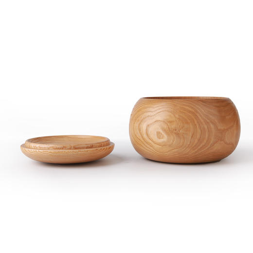 中号原色栗木围棋罐 商品图4