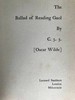 1898年 王尔德《雷丁监狱之歌》 漆面精装18开 商品缩略图3