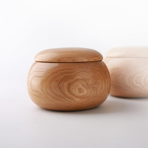 中号原色栗木围棋罐 商品图1
