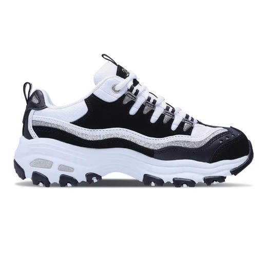 【11.2周年庆】7楼Skechers斯凯奇女鞋熊猫鞋D'lites休闲运动鞋厚底跑步鞋11914-BKW 吊牌价599 现价419【待调整】 商品图2