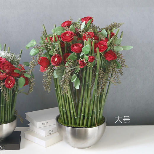 都市自然风仿真花假花套装 样板房客厅酒店前台餐桌装饰绢花花艺 商品图1