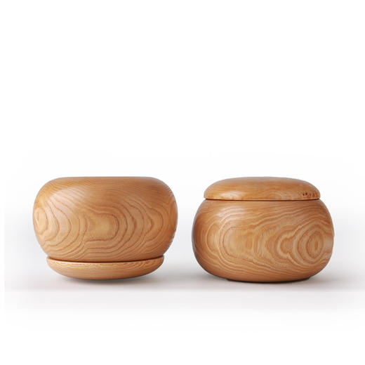 中号原色栗木围棋罐 商品图3