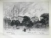 1890年 威斯敏斯特教堂 版画大师Herbert Railtonde建筑钢笔画大量精美插图 漆面精装8开 商品缩略图6