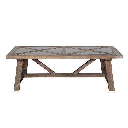 新仿杉木+青石仿旧家具咖啡台茶几QQ17120038 Newly made Fir wood Coffee table 商品图1