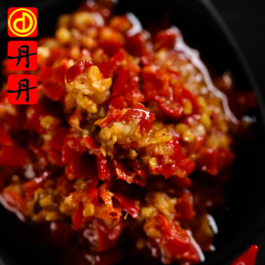 丹丹四川泡菜下饭菜 下饭酱 蒜蓉剁椒 蒜蓉大蒜剁辣椒酱280g*2瓶 商品图3