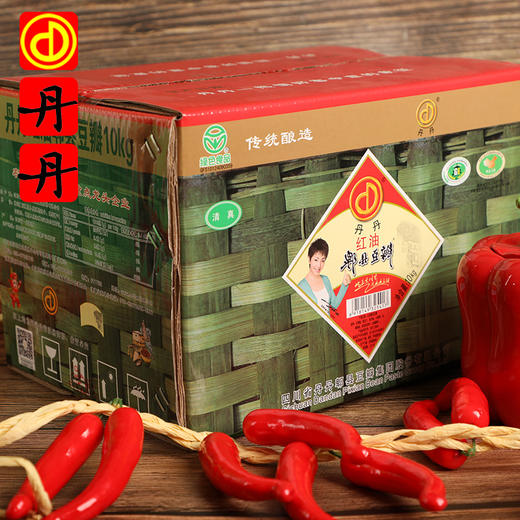 丹丹大规格红油郫县豆瓣酱 餐饮专用郫县豆瓣酱 川味川调10kg*1箱 商品图3