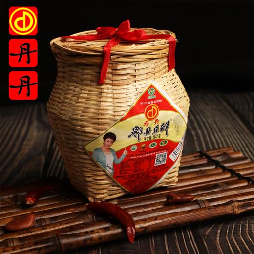 丹丹郫县豆瓣酱四川菜郫县特产郫县豆瓣酱蚕豆瓣酱豆仁酱800g*1篓 商品图2