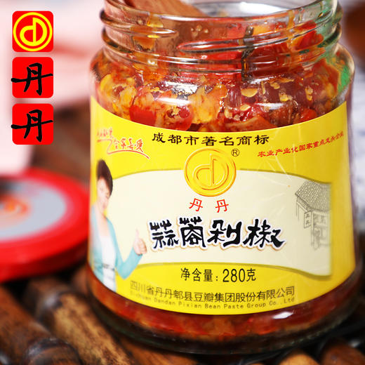 丹丹四川泡菜下饭菜 下饭酱 蒜蓉剁椒 蒜蓉大蒜剁辣椒酱280g*2瓶 商品图2