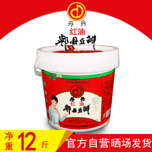 丹丹红油郫县豆瓣酱 四川特产正宗川菜调料 郫县豆瓣酱6kg*1桶装 商品图0