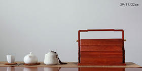 红桥红  精品 缅甸花梨（大果紫檀）【手提盒】  全独板 榫卯结构 纹理精美  实用摆件