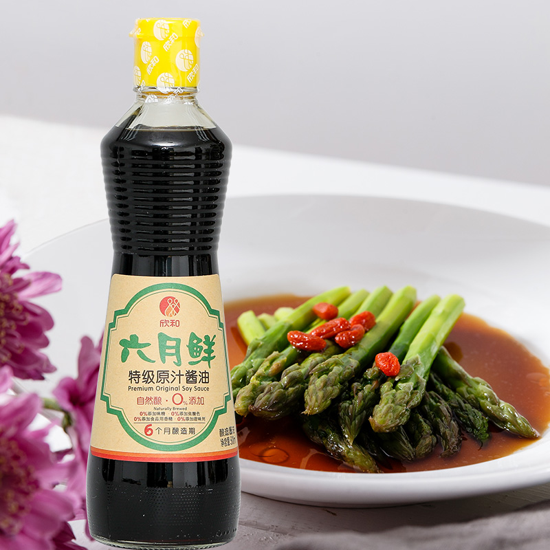 欣和六月鲜特级原汁酱油500ml