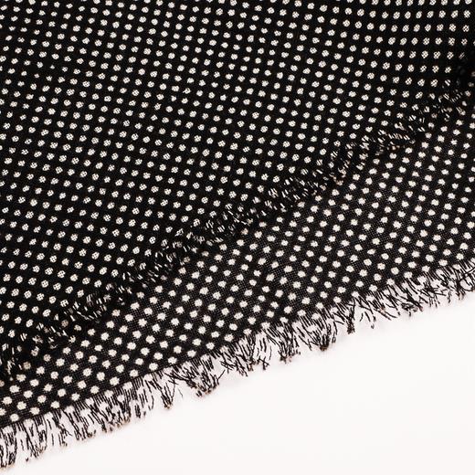 双层时尚波点围巾 精纺羊毛长围巾（出口韩国） 商品图9