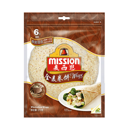 麦西恩全麦卷饼 270g