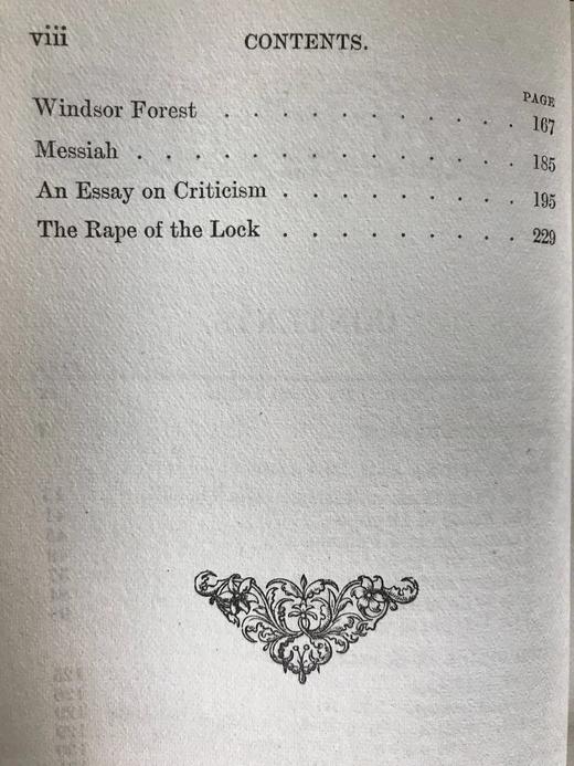 书籍装帧巨匠札尼斯朵夫工坊特装本 1891年英国桂冠诗人蒲柏诗集（全3卷） 商品图9