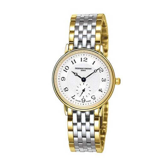 康斯登 （ Frederique Constant）超薄系列石英女表FC-235AS1S3B 特价75折 商品图0