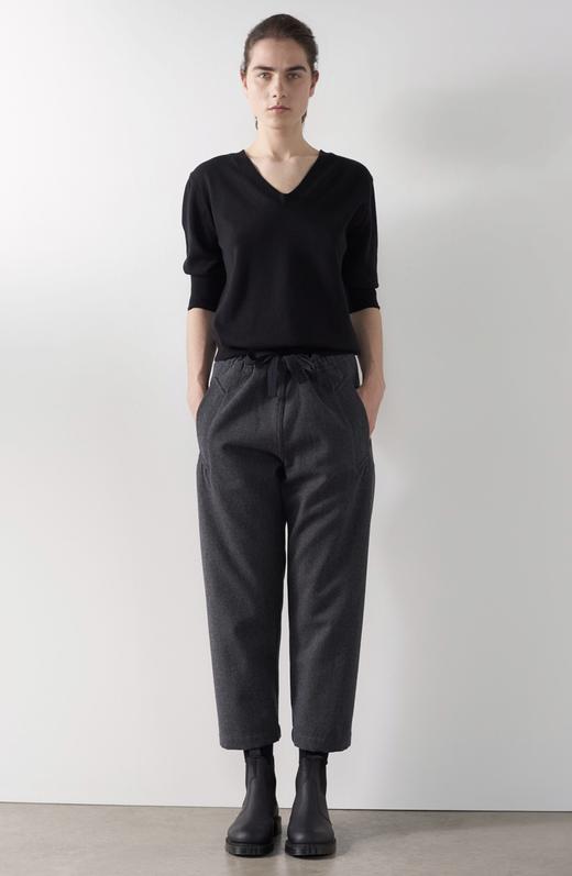 MHL 18aw 灰色羊毛锥形裤 商品图1