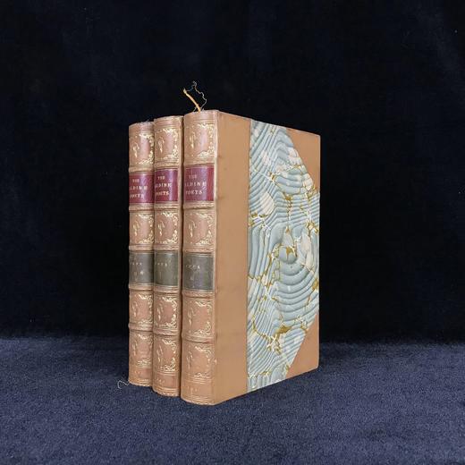 书籍装帧巨匠札尼斯朵夫工坊特装本 1891年英国桂冠诗人蒲柏诗集（全3卷） 商品图1