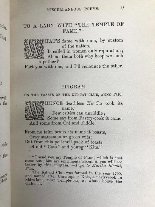 书籍装帧巨匠札尼斯朵夫工坊特装本 1891年英国桂冠诗人蒲柏诗集（全3卷） 商品图12