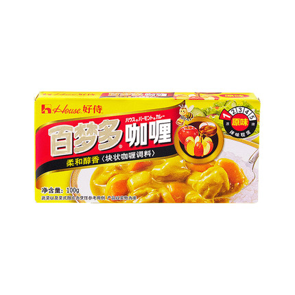好侍百梦多咖喱块 原味 100g