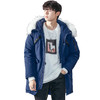 AMH男装冬装2018青年中长款连帽加厚羽绒服男PA7365琳 商品缩略图1