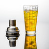 摩登主妇带刻度基酒雪克壶酒吧鸡尾酒调酒器手摇杯玻璃果汁摇摇杯 商品缩略图3