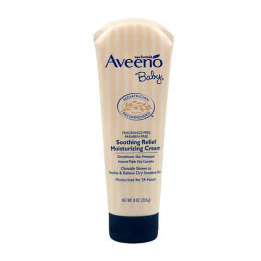 【宝宝敏感】美国 Aveeno 艾维诺燕麦宝宝舒缓霜 滋润抗敏感 226g 商品图1