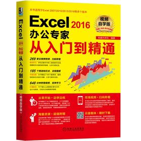 Excel2016办公专家从入门到精通（视频自学版）