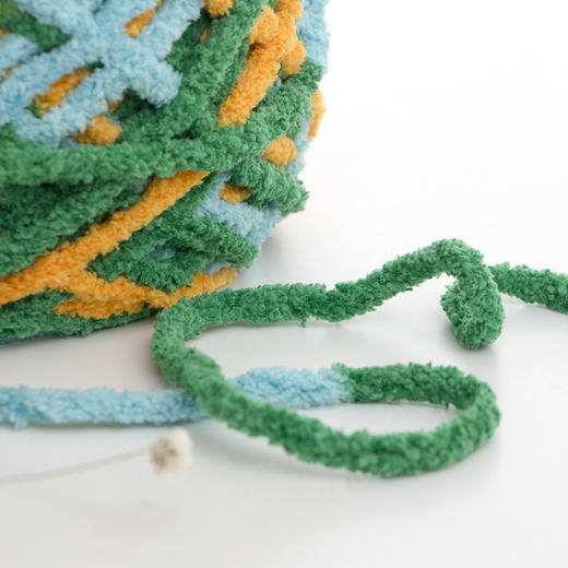 如意鸟 钩鞋线粗毛线 手编围巾围脖冰条线 拖鞋围巾线 商品图2