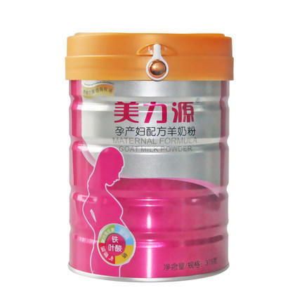 美力源孕妇奶粉成人羊奶粉孕产妇营养国产陕西羊奶粉375克罐装 商品图3
